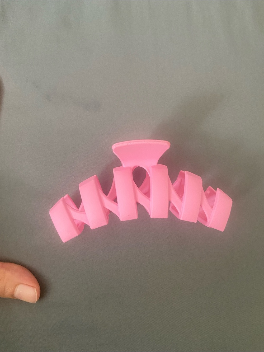 Pink Hair Claw Clip